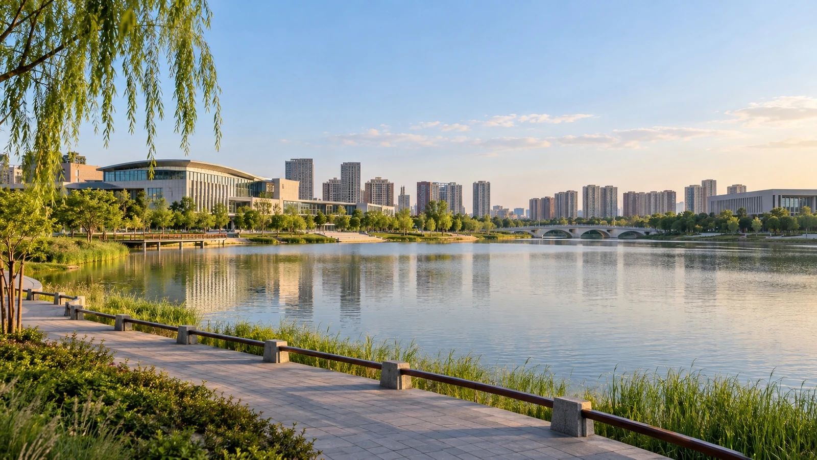 Modern cityscape of Baoding