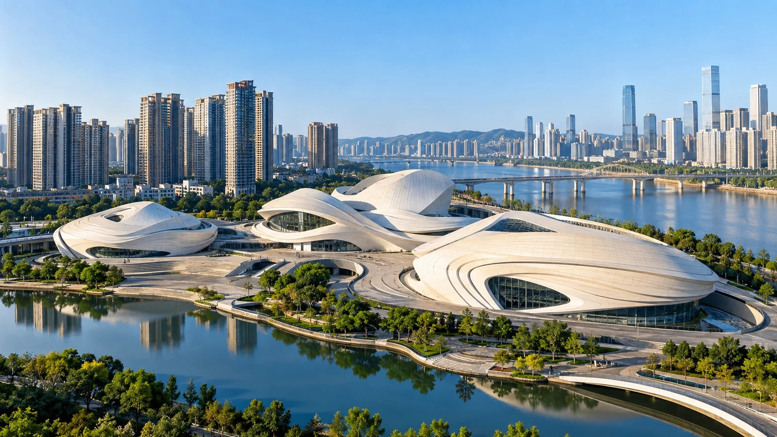 Modern cityscape of Changsha