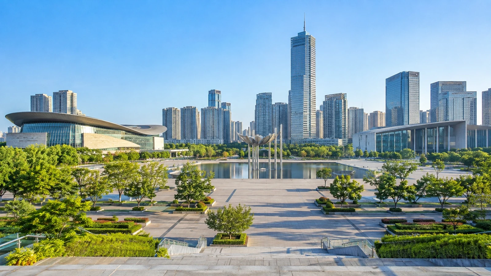 Modern cityscape of Changzhou