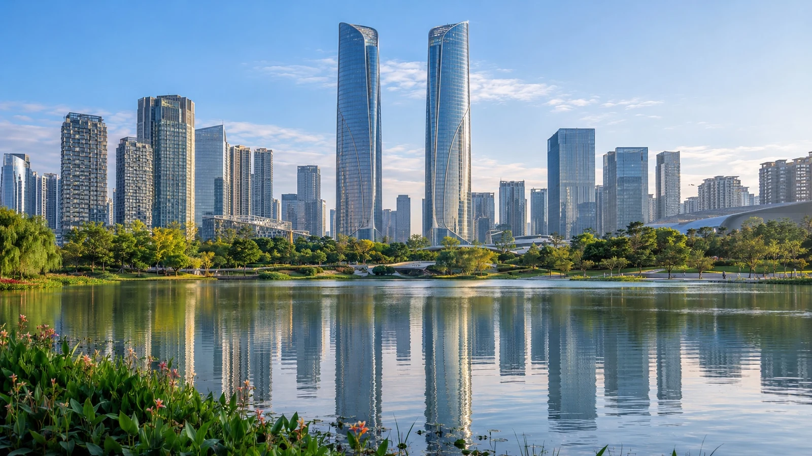 Modern cityscape of Chengdu