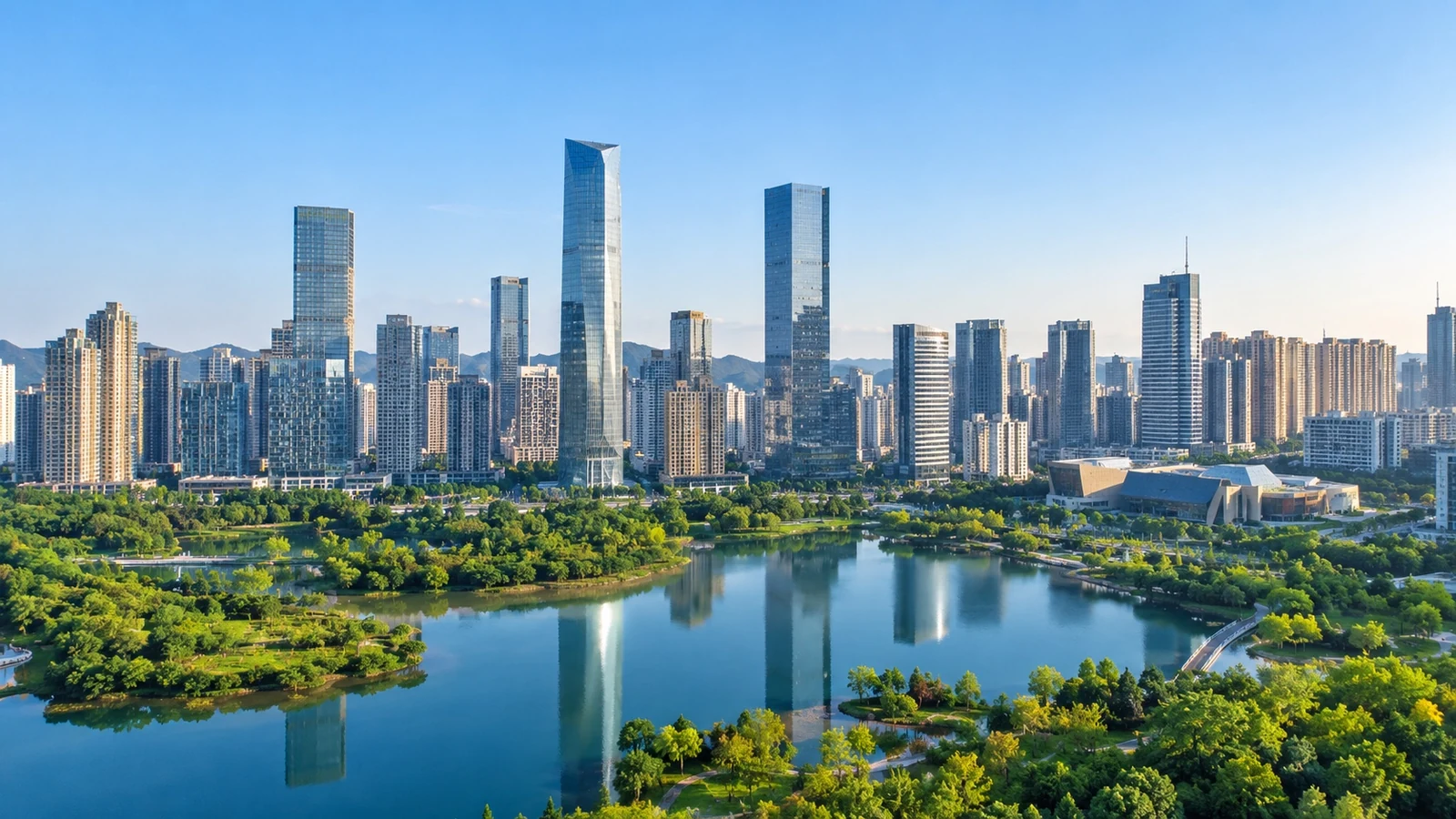 Modern cityscape of Guiyang