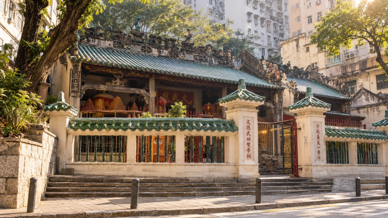 Hong Kong heritage travel illustration