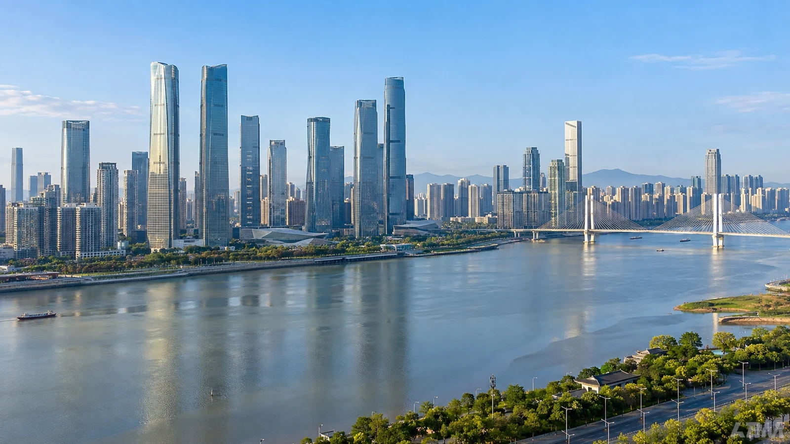 Modern cityscape of Nanchang