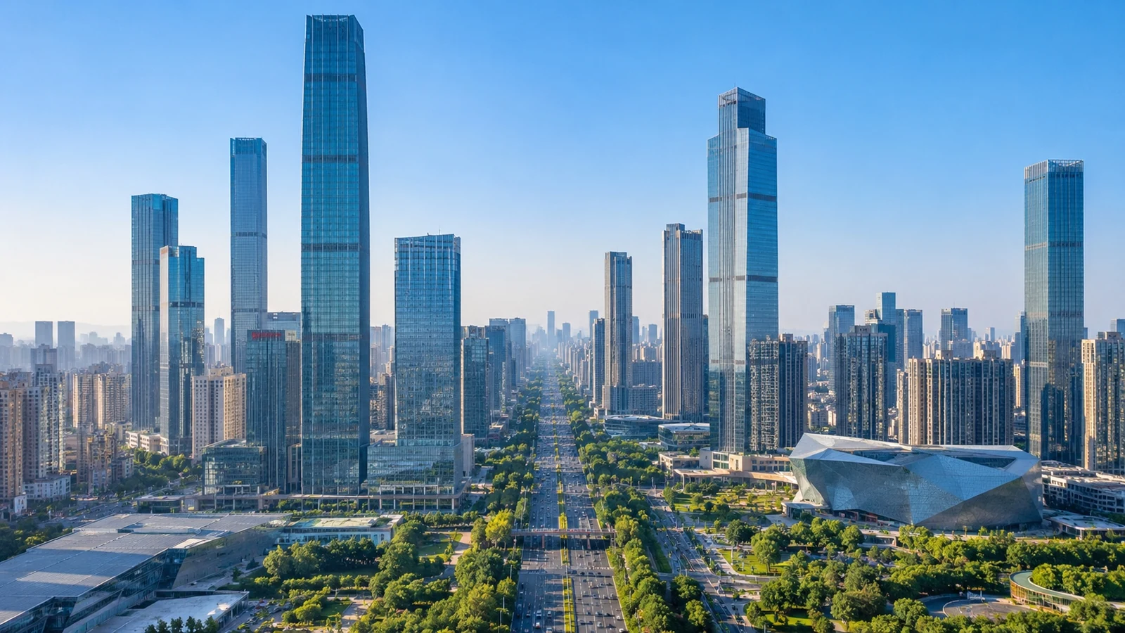 Modern cityscape of Shenyang