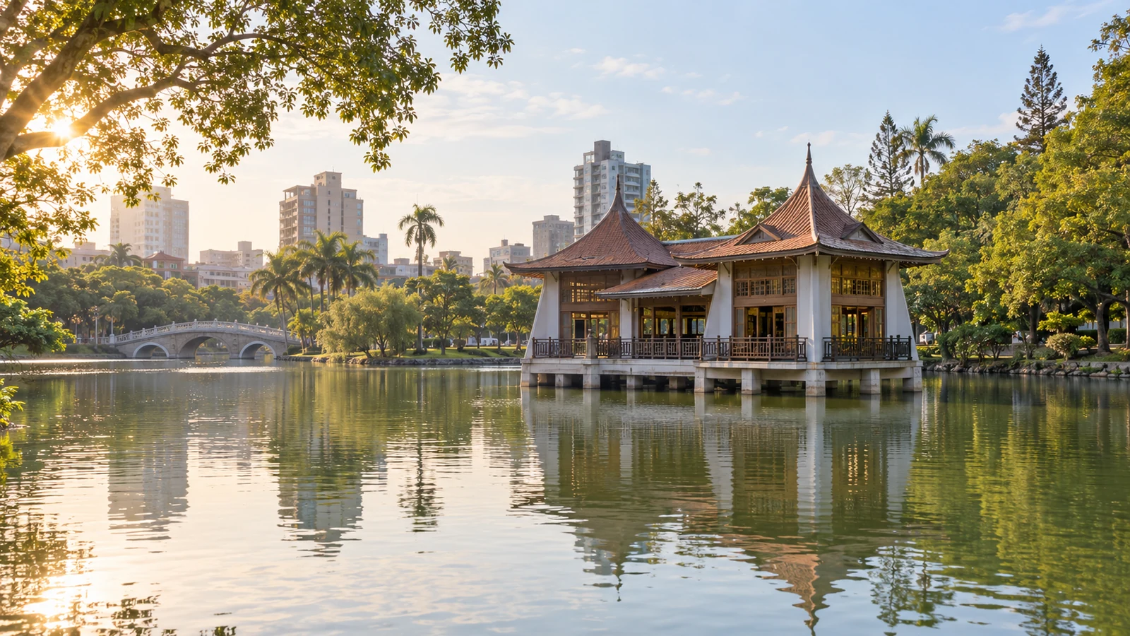 Taichung heritage travel illustration