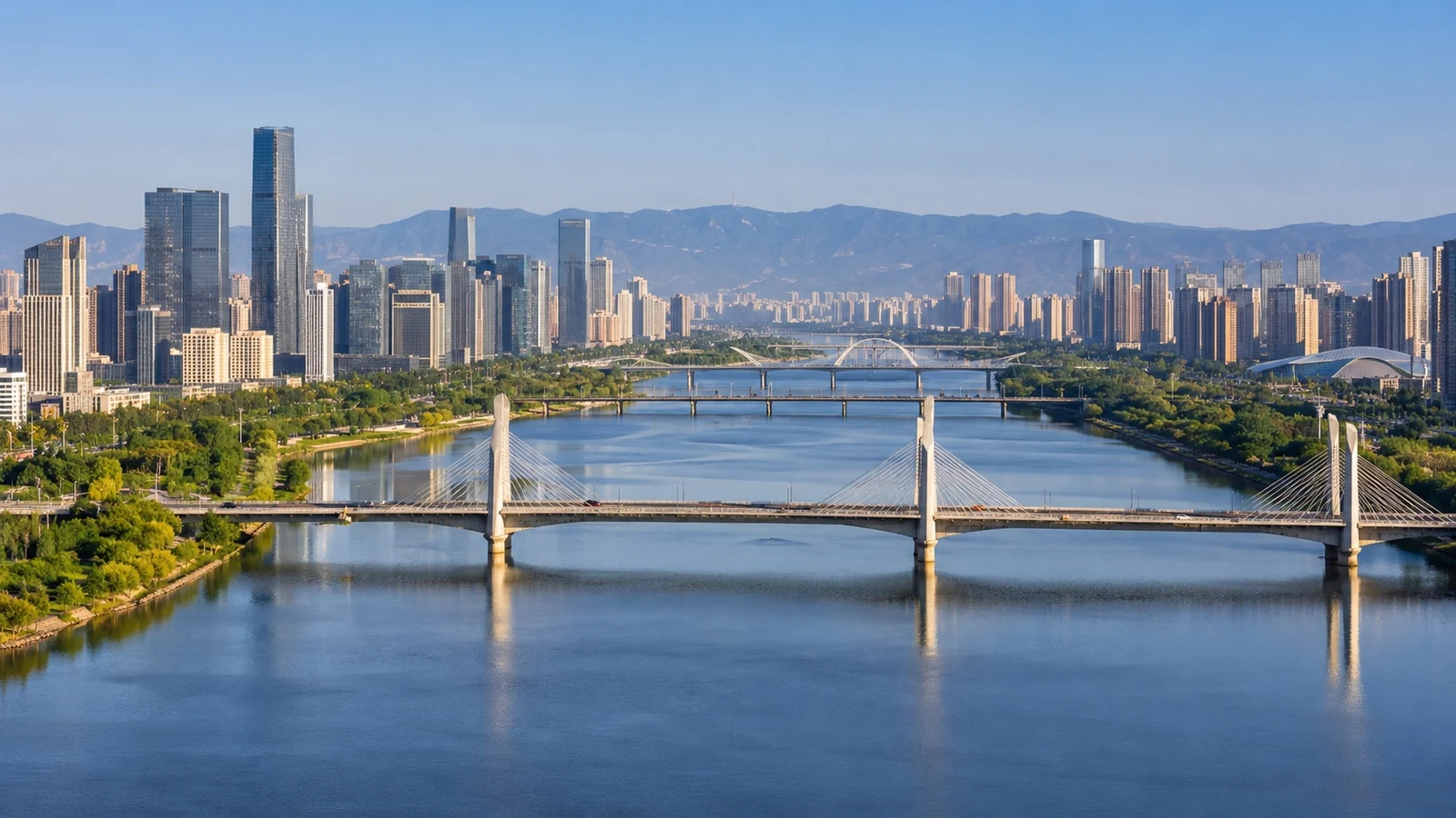 Modern cityscape of Taiyuan