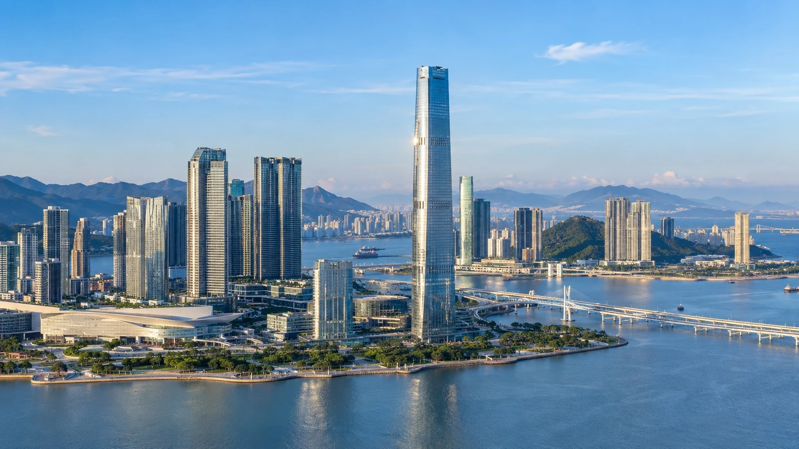Modern cityscape of Zhuhai